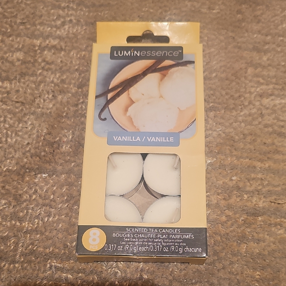 Luminessence Vanilla Scented Tea Candles